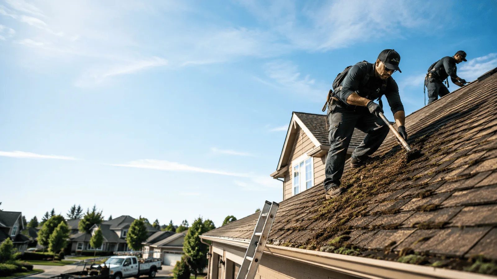 Roof Moss Removal in Roaring Spring, PA near me